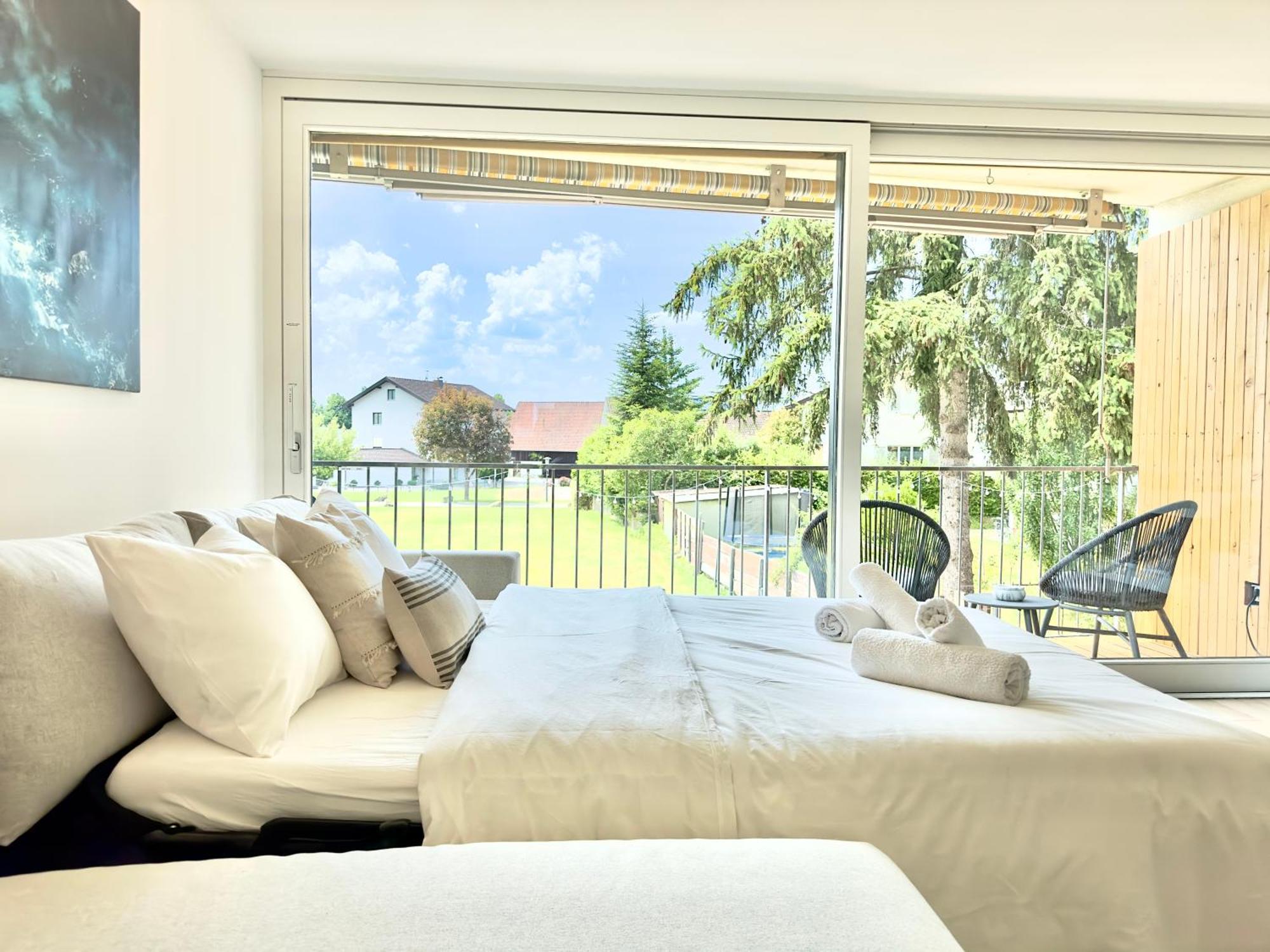 Flair Apartments Vorarlberg - Stilvolles Wohnen Nahe Bodensee & Alpen - Kueche, Balkon & Gratis Parkplatz Bregenz Exterior photo